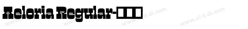 Aeloria Regular字体转换